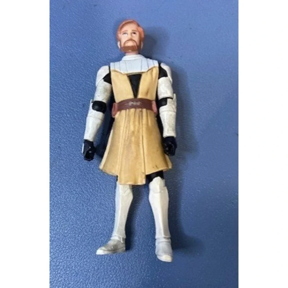 Hasbro Star Wars Obi-Wan Kenobi Boys 3.75in Tan Good Clone Wars Armor Figure
